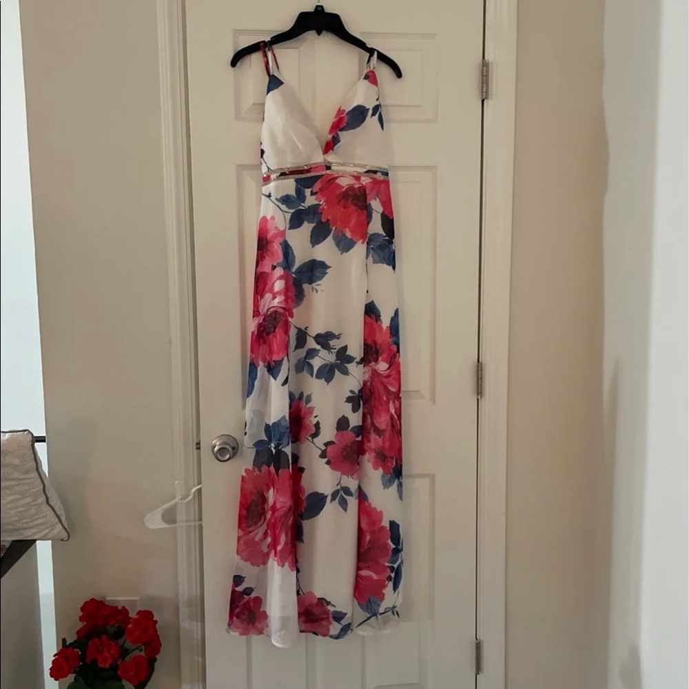 Floral Evening Gown